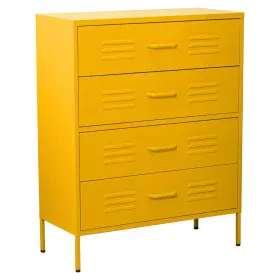 Cómoda Alexandra House Living Amarillo 80 x 102 x 35 cm de Alexandra House Living, Cómodas y cajoneras - Ref: D1624680, Preci...