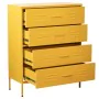 Chest of drawers Alexandra House Living Yellow 80 x 102 x 35 cm by Alexandra House Living, Chest of Drawers - Ref: D1624680, ...