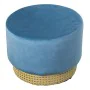 Pouffe Alexandra House Living Blue Velvet Wood 35 x 27 x 35 cm by Alexandra House Living, Footstools - Ref: D1624687, Price: ...