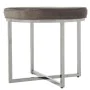 Banqueta Alexandra House Living Bege Veludo Metal 50 x 46 x 50 cm de Alexandra House Living, Banquetas - Ref: D1624701, Preço...