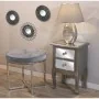 Banqueta Alexandra House Living Cinzento Veludo Metal 50 x 46 x 50 cm de Alexandra House Living, Banquetas - Ref: D1624702, P...