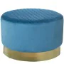 Pouf Alexandra House Living Bleu Doré Velours Bois 8 x 35 x 55 cm de Alexandra House Living, Poufs - Réf : D1624742, Prix : 1...