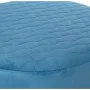 Puff Alexandra House Living Azul Dorado Terciopelo Madera 8 x 35 x 55 cm de Alexandra House Living, Puffs - Ref: D1624742, Pr...