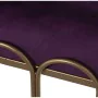 Panca Alexandra House Living Violetta Dorato Velluto Metallo 100 x 47 x 40 cm di Alexandra House Living, Sedie - Rif: D162474...