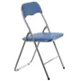 Folding Chair Alexandra House Living Blue 44 x 78 x 46 cm by Alexandra House Living, Folding Chairs - Ref: D1624829, Price: 2...