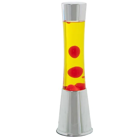 Lampada Lava Alexandra House Living Giallo Rosa Metallo 11 x 39 x 11 cm di Alexandra House Living, Lava lamp - Rif: D1625509,...