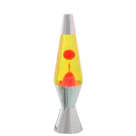 Lampada Lava Alexandra House Living Giallo Rosa Metallo 9 x 37 x 9 cm di Alexandra House Living, Lava lamp - Rif: D1625513, P...