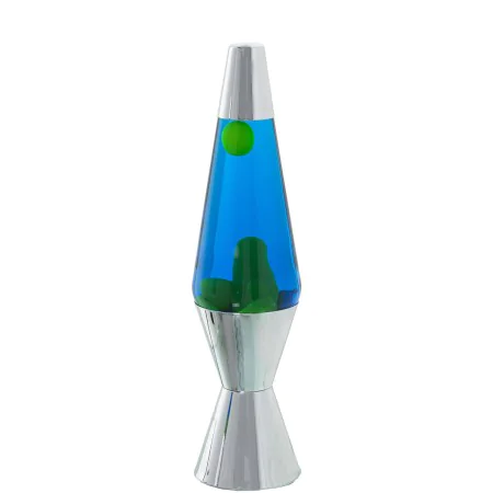 Lampada Lava Alexandra House Living Azzurro Verde Metallo 9 x 37 x 9 cm di Alexandra House Living, Lava lamp - Rif: D1625515,...