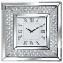 Wanduhr Alexandra House Living Silberfarben Kristall Brillianten 40 x 40 x 4 cm von Alexandra House Living, Wanduhren - Ref: ...