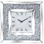 Horloge Murale Alexandra House Living Argenté Verre Brillants 40 x 40 x 4 cm de Alexandra House Living, Pendules murales - Ré...