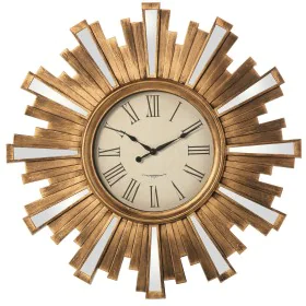 Horloge Murale Alexandra House Living Doré Plastique 57 x 4 x 57 cm de Alexandra House Living, Pendules murales - Réf : D1625...