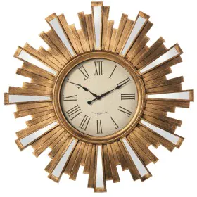 Reloj de Pared Alexandra House Living Dorado Plástico 57 x 4 x 57 cm de Alexandra House Living, Relojes de pared - Ref: D1625...