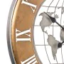 Wall Clock Alexandra House Living Brown Wood World Map 63 x 4 x 63 cm by Alexandra House Living, Wall Clocks - Ref: D1625607,...