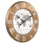 Orologio da Parete Alexandra House Living Marrone Legno Mappamondo 63 x 4 x 63 cm di Alexandra House Living, Orologi da paret...