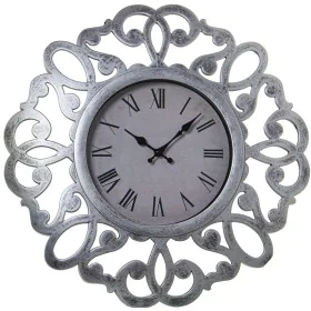 Orologio da Parete Alexandra House Living Grigio Argentato Resina Plastica 50 x 4 x 50 cm di Alexandra House Living, Orologi ...