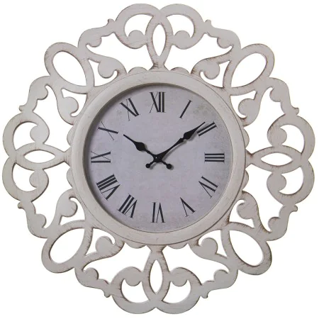 Horloge Murale Alexandra House Living Blanc Plastique 50 x 4 x 50 cm de Alexandra House Living, Pendules murales - Réf : D162...