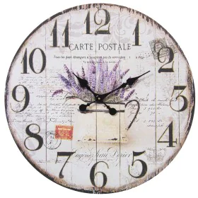 Horloge Murale Alexandra House Living Marron Bois 60 x 4 x 60 cm de Alexandra House Living, Pendules murales - Réf : D1625626...