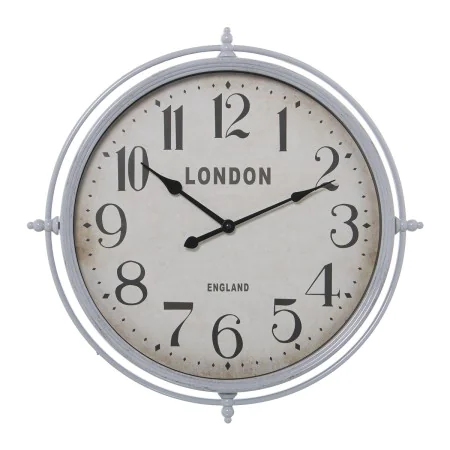 Reloj de Pared Alexandra House Living Gris Plateado Acrílico Plástico 52 x 5 x 52 cm de Alexandra House Living, Relojes de pa...