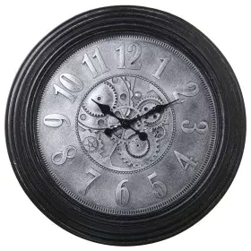 Horloge Murale Alexandra House Living Noir Argenté Acrylique Plastique 58 x 58 x 6 cm de Alexandra House Living, Pendules mur...