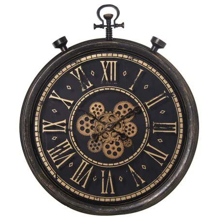 Horloge Murale Alexandra House Living Noir Doré Acrylique Plastique 61 x 8 x 72 cm de Alexandra House Living, Pendules murale...