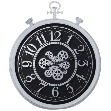 Orologio da Parete Alexandra House Living Bianco Nero Acrilico Plastica 61 x 8 x 72 cm di Alexandra House Living, Orologi da ...