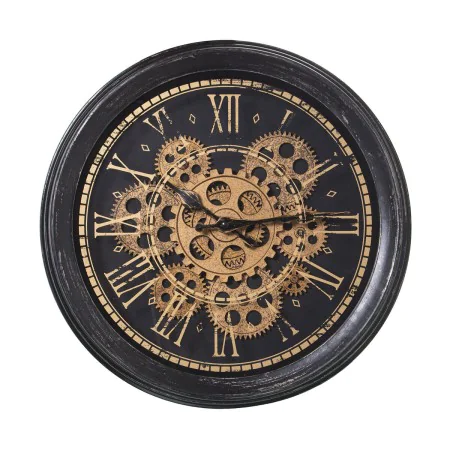 Wall Clock Alexandra House Living Black Golden Acrylic Plastic 36 x 7 x 36 cm by Alexandra House Living, Wall Clocks - Ref: D...