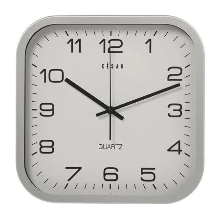 Wall Clock Alexandra House Living White Silver Aluminium 30 x 4 x 30 cm by Alexandra House Living, Wall Clocks - Ref: D162564...