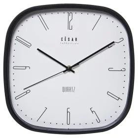 Wall Clock Alexandra House Living White Black Acrylic Plastic 30 x 30 x 4 cm by Alexandra House Living, Wall Clocks - Ref: D1...