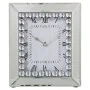 Horloge de table Alexandra House Living Argenté Verre Brillants 22 x 26 x 6 cm de Alexandra House Living, Pendulettes de bure...