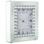 Horloge de table Alexandra House Living Argenté Verre Brillants 22 x 26 x 6 cm de Alexandra House Living, Pendulettes de bure...