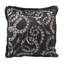 Cushion Alexandra House Living Black Textile Snake 45 x 45 cm by Alexandra House Living, Cushions - Ref: D1625917, Price: 16,...