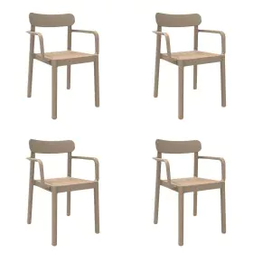 Garden chair Garbar Elba Beige polypropylene 56 x 80 x 53 cm (4 Units) by Garbar, Garden Dining Chairs - Ref: D1626519, Price...