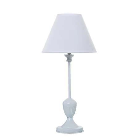 Lâmpada de mesa Alexandra House Living Branco Metal 40 W 23 x 49 x 23 cm de Alexandra House Living, Candeeiros de mesa e de c...