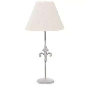 Lâmpada de mesa Alexandra House Living Branco Metal 40 W 23 x 48 x 23 cm de Alexandra House Living, Candeeiros de mesa e de c...