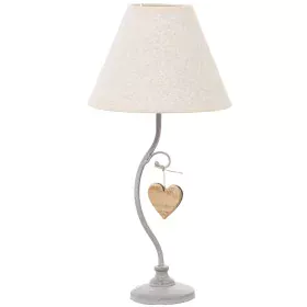 Lampada da tavolo Alexandra House Living Bianco Metallo 40 W 23 x 48 x 23 cm di Alexandra House Living, Lampade da tavolo e a...