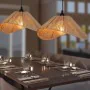 Deckenlampe Alexandra House Living Braun Metall korb 40 W 51 x 16 x 51 cm von Alexandra House Living, Deckenleuchten - Ref: D...