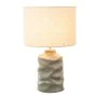 Lampada da tavolo Alexandra House Living Nero Grigio Multicolore Ceramica 40 W 25 x 40 x 25 cm di Alexandra House Living, Lam...