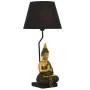 Desk lamp Alexandra House Living Black Plastic 40 W 28 x 60 x 28 cm Buddha by Alexandra House Living, Bedside and Table Lamps...