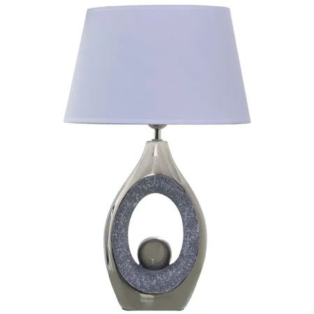 Lampada da tavolo Alexandra House Living Nero Grigio Multicolore Argentato Ceramica 40 W 32 x 50 x 20 cm di Alexandra House L...