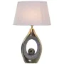 Lampada da tavolo Alexandra House Living Nero Grigio Multicolore Argentato Ceramica 40 W 32 x 50 x 20 cm di Alexandra House L...