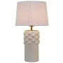 Desk lamp Alexandra House Living White Multicolour Ceramic 40 W 28 x 49 x 28 cm by Alexandra House Living, Bedside and Table ...