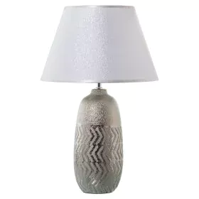 Tischlampe Alexandra House Living Silberfarben aus Keramik 60 W 34 x 54 x 34 cm von Alexandra House Living, Tisch- & Nachttis...