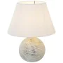 Desk lamp Alexandra House Living White Golden Ceramic 40 W 35 x 43 x 35 cm by Alexandra House Living, Bedside and Table Lamps...