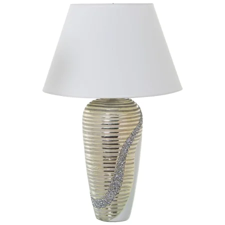 Tischlampe Alexandra House Living Weiß Gold aus Keramik 40 W 18 x 42 x 12 cm von Alexandra House Living, Tisch- & Nachttischl...