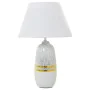 Desk lamp Alexandra House Living White Silver Ceramic 60 W 13 x 38 x 13 cm by Alexandra House Living, Bedside and Table Lamps...