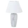 Desk lamp Alexandra House Living White Silver Ceramic 40 W 15 x 37 x 15 cm by Alexandra House Living, Bedside and Table Lamps...