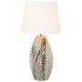 Lampada da tavolo Alexandra House Living Bianco Argentato Ceramica 60 W 19 x 43 x 19 cm di Alexandra House Living, Lampade da...