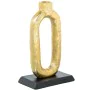 Candle Holder Alexandra House Living Gold Aluminium 14 x 8 x 22 cm by Alexandra House Living, Candelabras and candle holders ...