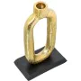 Candle Holder Alexandra House Living Gold Aluminium 14 x 8 x 22 cm by Alexandra House Living, Candelabras and candle holders ...