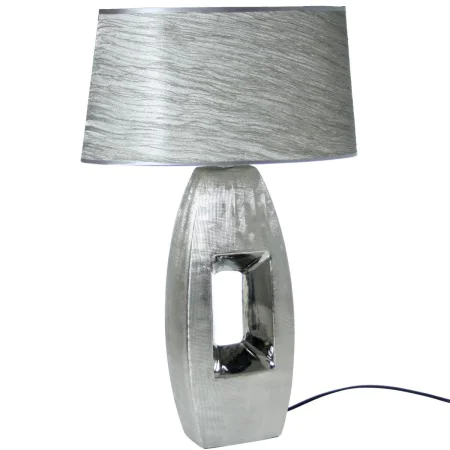 Desk lamp Alexandra House Living Silver Ceramic 40 W 38 x 60 x 20 cm by Alexandra House Living, Bedside and Table Lamps - Ref...